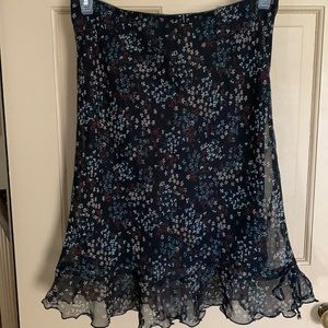 Sheer Skirt with slip